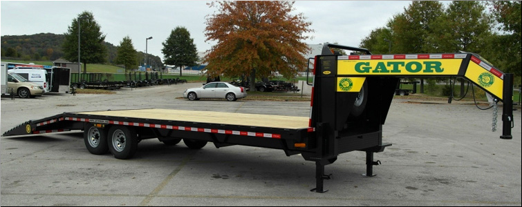 Gooseneck flat bed trailer for sale14k  Carroll County, Kentucky